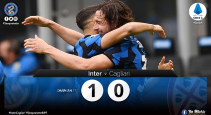 Video – Highlights Inter 1-0 Cagliari: Matteo Darmian Sends Nerazzurri Into 11th Heaven