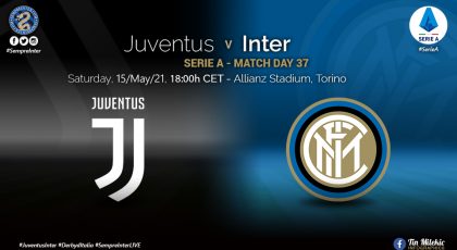 Official – Starting Lineups Juventus Vs Inter: Lautaro Martinez & Matteo Darmian Start