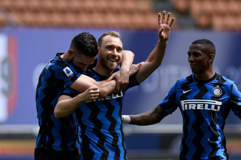 Inter Fans Gather At Pre-Season Camp To Show Support For Christian Eriksen, Italian Media Report