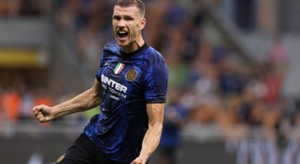 Photo – Edin Dzeko After Debut Goal For Inter: “Job Done, Onward Like This”