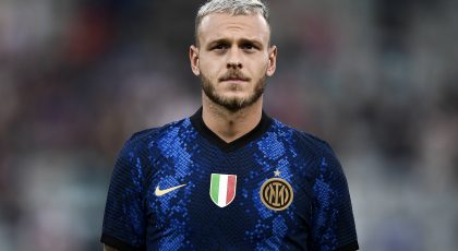 Photo: Inter Wingback Dimarco Overjoyed With 3-1 Win Over Hellas Verona