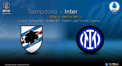 Preview – Sampdoria Vs Inter: Tricky Trip To The Marassi