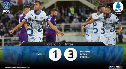 Video – Highlights Fiorentina 1 – 3 Inter: Nerazzurri Stage Impressive Comeback To Claim All Three Points