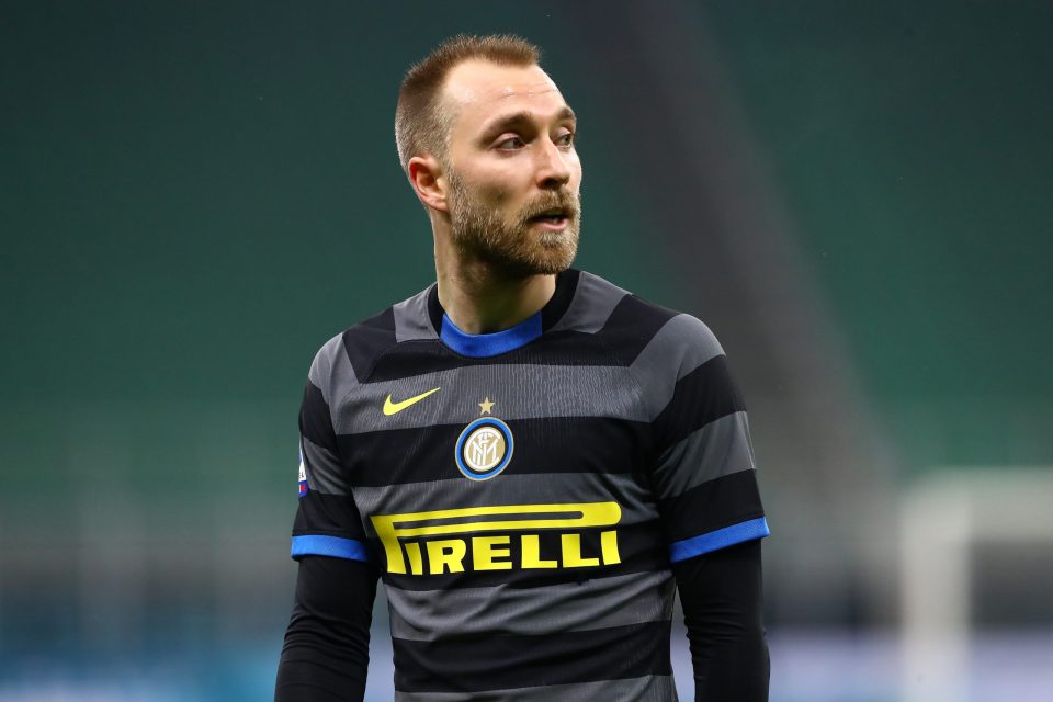 Inter’s Christian Eriksen Back In Training In Denmark As Recovery Continues, Danish Media Report