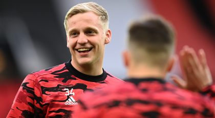 Inter Coach Simone Inzaghi Wants To Move For Man United Midfielder Donny Van De Beek In January, Spanish Media Claim