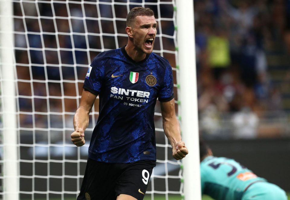 Inter Will Be Focusing On Edin Dzeko In Training Whilst Other Forwards Are Away Or Injured, Italian Media Report