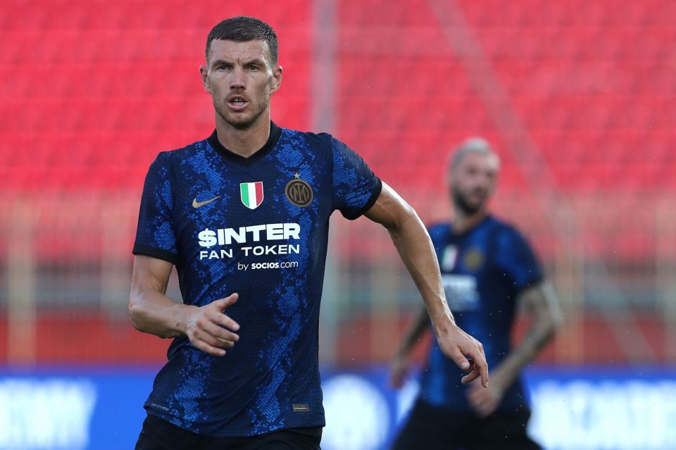 Edin Dzeko To Start For Inter In Supercoppa Italiana Clash With Juventus, Italian Media Report