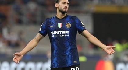 Hakan Calhanoglu To Start For Inter In Derby Against AC Milan, Italian Media Report