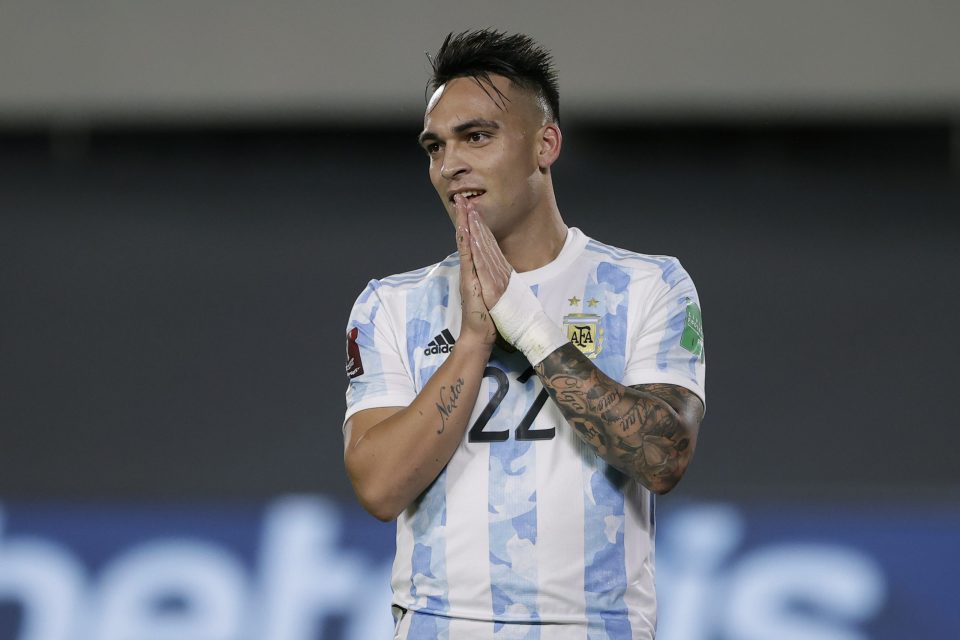 Inter Will Request That Lautaro Martinez Not Go On International Duty With Argentina, Italian Media Report
