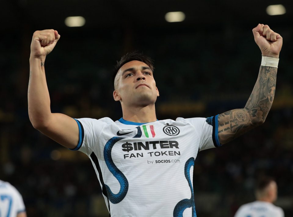 Photo – Lautaro Martinez’s Winner Away To Liverpool Named Inter’s Goal Of The Month For March