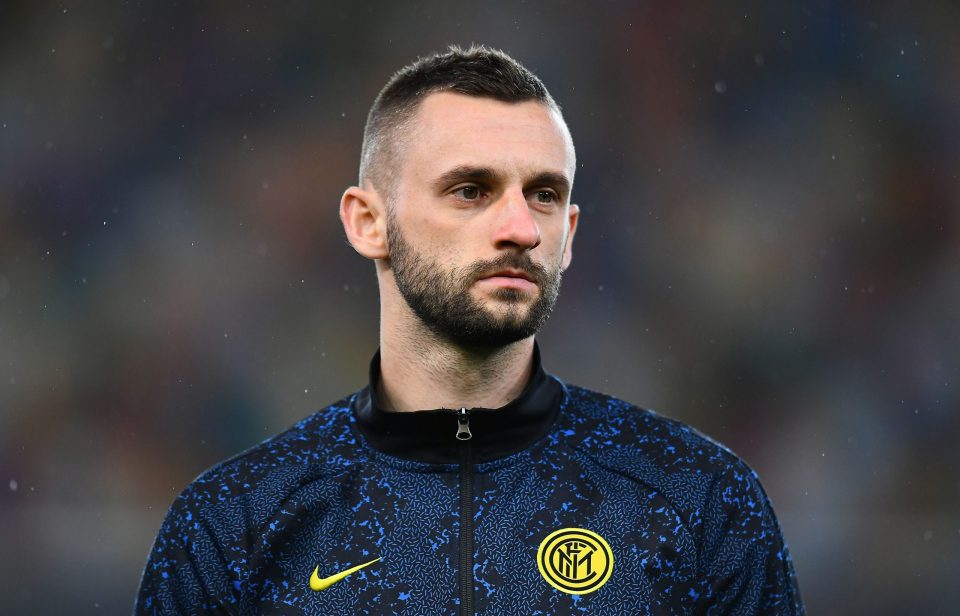 Marcelo Brozovic One Of Three Inter Players A Booking Away From Automatic Suspension In Next Coppa Italia Match, Italian Media Report
