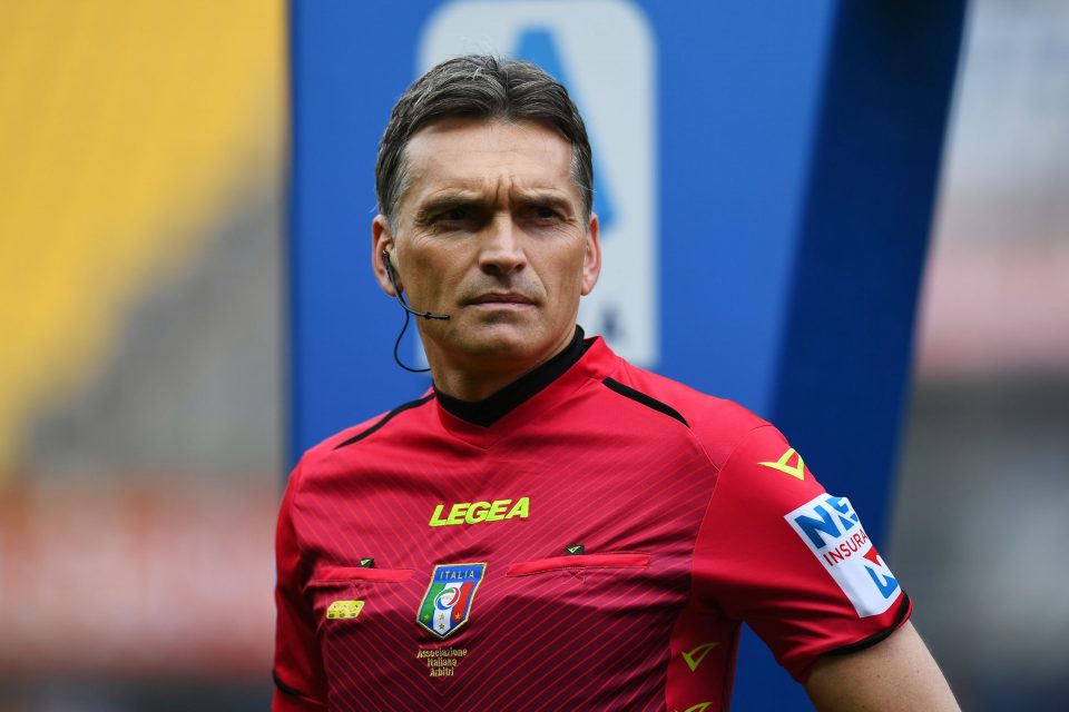 Simone Sozza Will Referee Inter-Roma With Massimiliano Irrati As The VAR Official, Italian Media Report