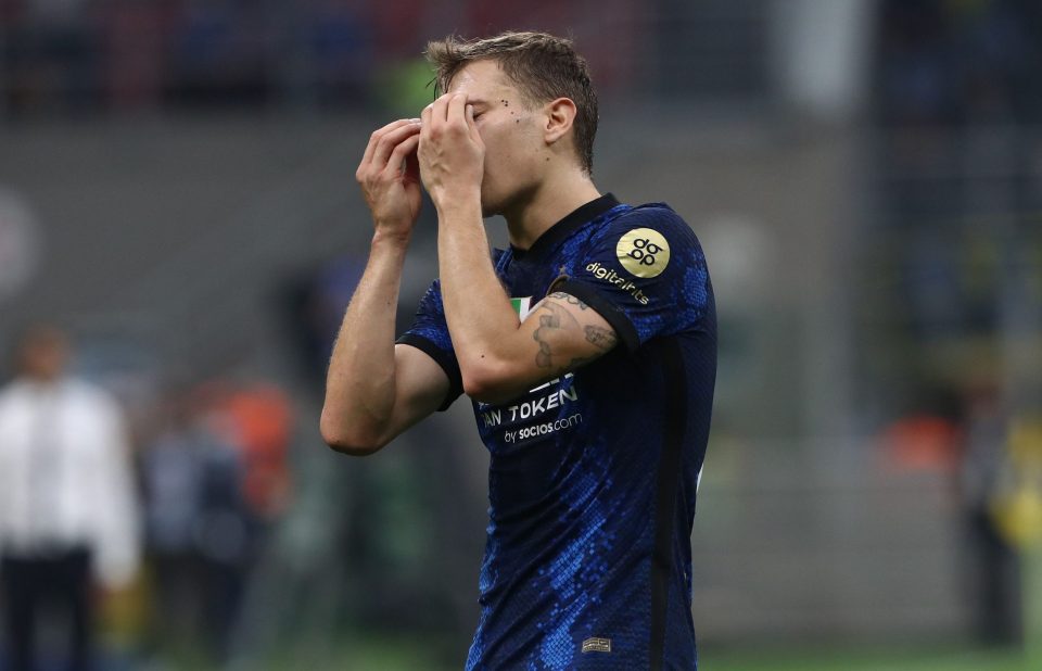 Official – UEFA Hand Nicolò Barella Two Match Ban & Will Miss Inter’s Champions League Clashes With Liverpool