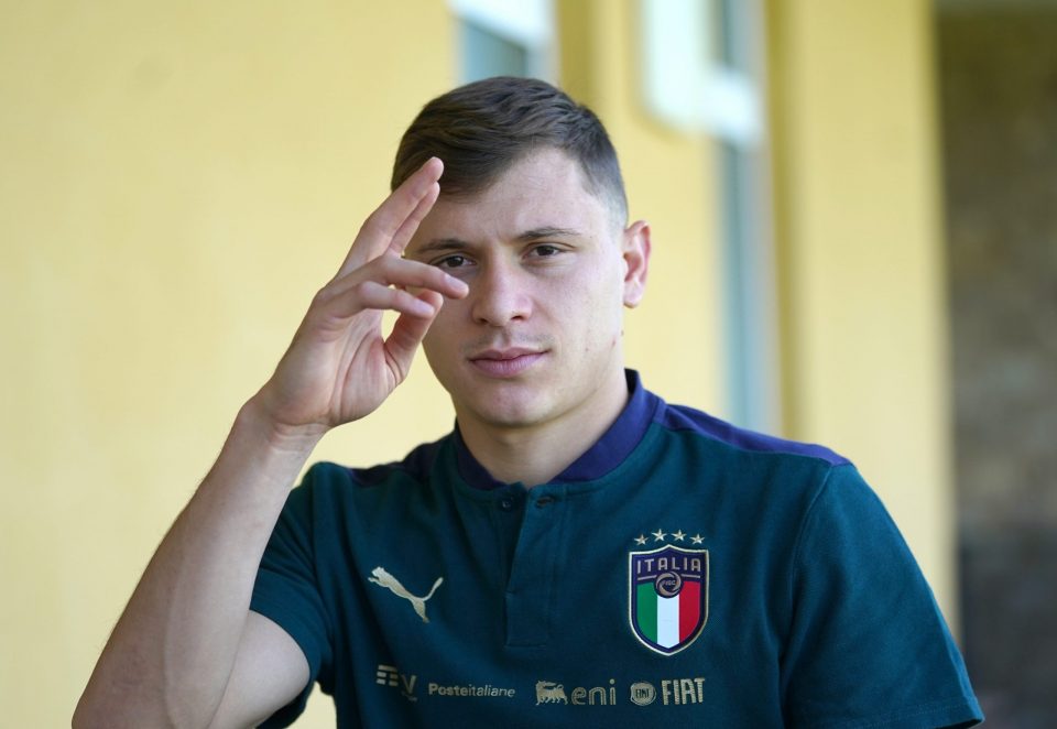 Inter Midfielder Nicolo Barella Back In Training With Italian National Team, Italian FA Confirm