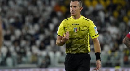 Official – Referee Daniele Doveri To Be In Charge Of Inter Milan Vs Juventus Coppa Italia Semifinal Second Leg Clash
