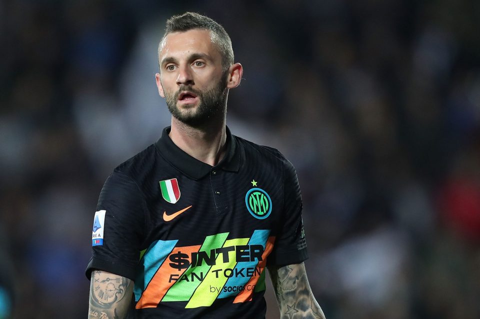 Photo – Inter Midfielder Marcelo Brozovic In Action During Champions League Loss To Real Madrid
