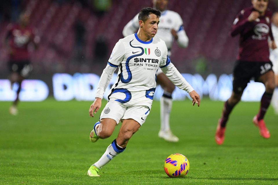 Simone Inzaghi Could Use Alexis Sanchez Behind The Strikers Against Salernitana, Italian Media Report