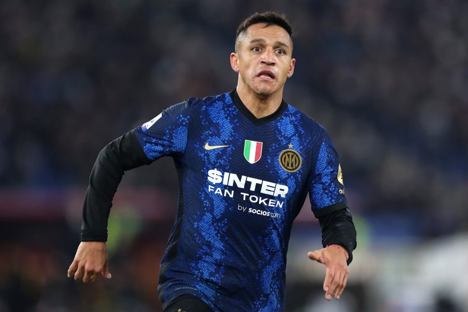 Alexis Sanchez To Start Inter’s Serie A Clash With Salernitana, Italian Broadcaster Reports