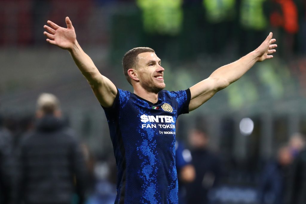 Edin Dzeko Is Expected To Start For Inter Against Roma On Saturday, Italian Media Report