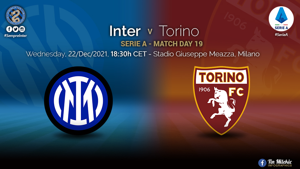 Official – Starting Lineups Inter Vs Torino: Edin Dzeko & Arturo Vidal Start