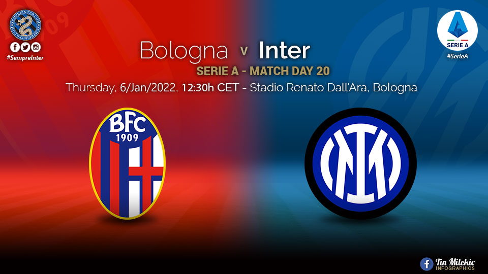 Preview – Bologna Vs Inter: Serie A Title Defence Continues Against Depleted Home Side