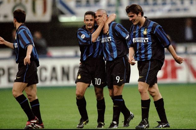 Ronaldo Roberto Baggio Inter Milan