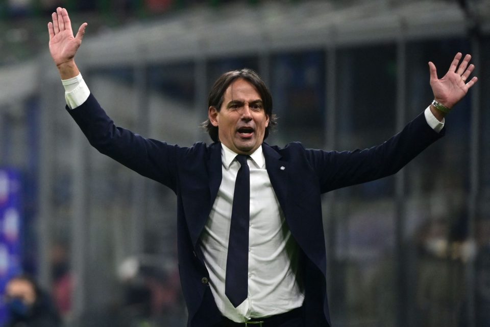 Inter Coach Simone Inzaghi Stirred Inter Up With A Speech In Training Ahead Of Vital Serie A Run-In, Italian Media Report