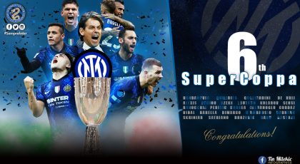 Official – Inter Win Supercoppa Italiana For 6th Time After Alexis Sanchez Winner Vs Juventus At The Death