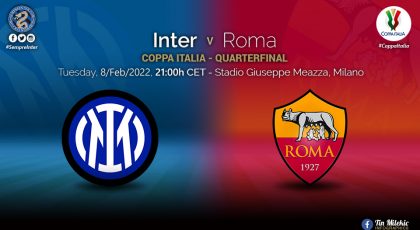 Official – Starting Lineup Inter Vs Roma: Alexis Sanchez, Arturo Vidal & Danilo D’Ambrosio Start