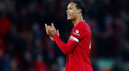 Liverpool Defender Virgil Van Dijk: “Inter Are Not Only An Excellent Team But Also Very Organised”