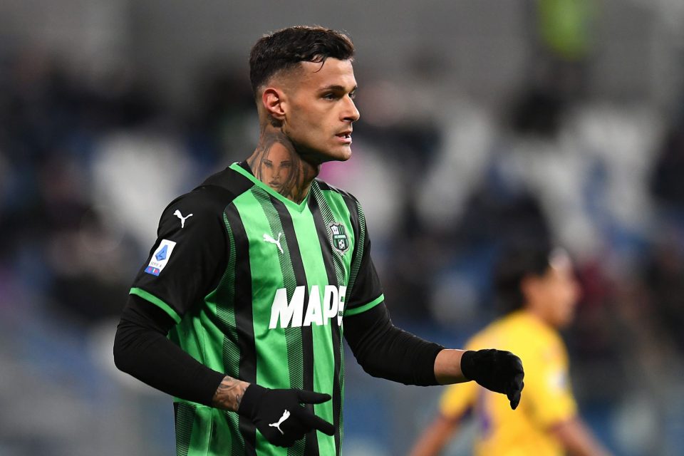 Inter & AC Milan Will Battle For Sassuolo’s Gianluca Scamacca But The Nerazzurri Must Sell First, Italian Media Report