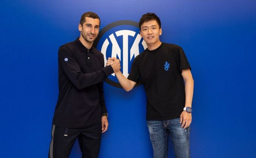 Henrikh Mkhitaryan Steven Zhang