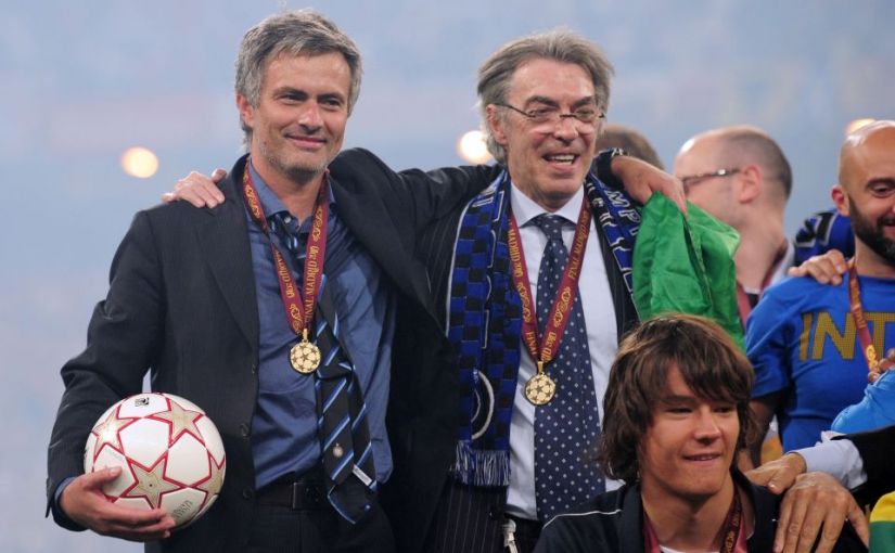 Massimo Moratti José Mourinho