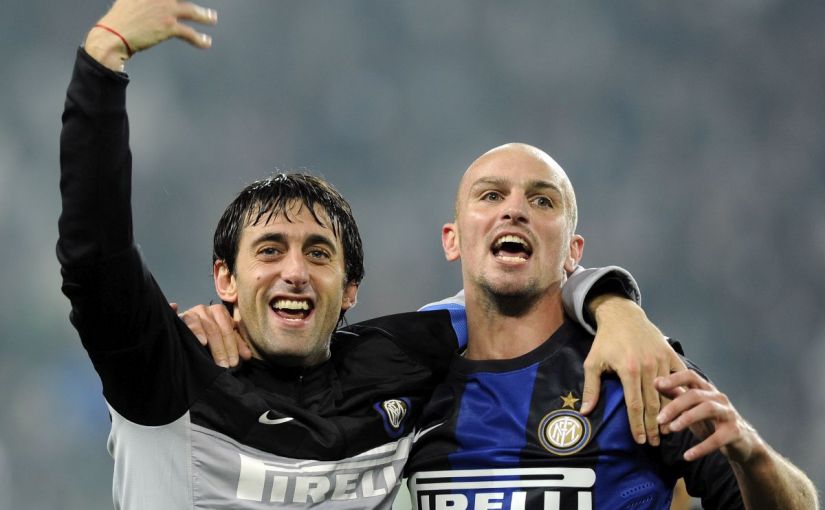Diego Milito Esteban Cambiasso