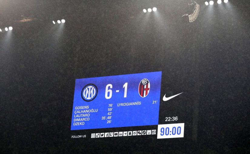 Inter 6 - 1 Bologna Serie A 2022/2023