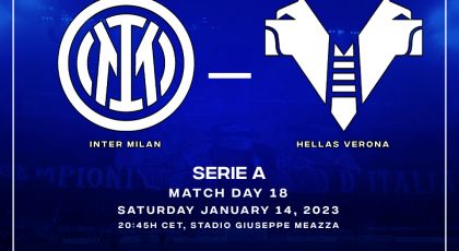 Official – Starting Lineups Inter Milan Vs Hellas Verona: Roberto Gagliardini & Hakan Calhanoglu Start
