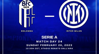 Official – Starting Lineups Bologna Vs Inter: Brozovic, Lukaku & Dumfries All Start