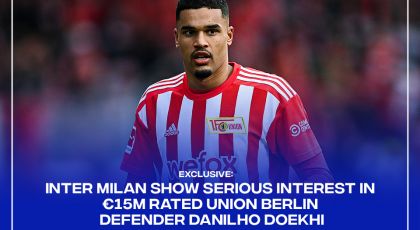 Exclusive – Inter Milan & Napoli Want €15M-Rated Union Berlin Defender