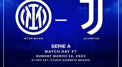 Official – Starting Lineups Inter Milan Vs Juventus: Brozovic, Lukaku & De Vrij All Start