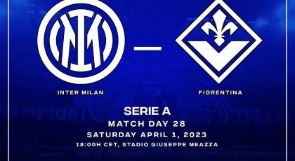 Official – Starting Lineups Inter Milan Vs Fiorentina: Romelu Lukaku & Joaquin Correa Start