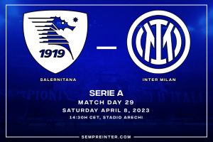 Official Starting Lineups: Salernitana Vs Inter Milan – Kristjan Asllani, Joaquin Correa & Stefan de Vrij Start