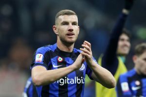 Ex-Roma & Man City Striker To Lead Line For Inter Milan In Champions League Semifinal First Leg Derby Vs AC Milan