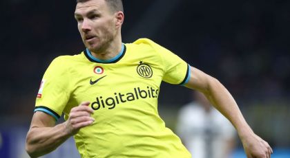 Photo – Inter Milan Striker Edin Dzeko Celebrates Sassuolo Win In Serie A