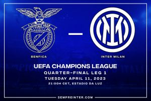 Official Starting Lineups Benfica Vs Inter Milan – Edin Dzeko & Lautaro Martinez Start