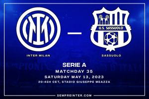 Official Starting Lineups Inter Milan Vs Sassuolo: Marcelo Brozovic & Romelu Lukaku Start