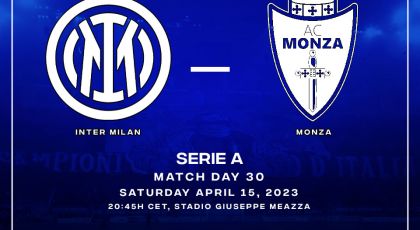 Official Starting Lineups Inter Milan vs Monza: Joaquin Correa, Romelu Lukaku & Kristjan Asllani Start