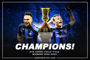 Official – Inter Win 9th Coppa Italia Title After Dramatic 2-1 Win Over Fiorentina