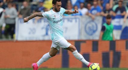 Photo – Inter Milan Midfielder Hakan Calhanoglu Celebrates Coppa Italia Win Vs Fiorentina: “Back To Back”