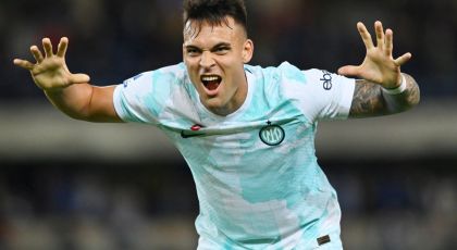 Photo – Inter Milan’s Lautaro Martinez Celebrates Hellas Verona Thrashing: “Onward Like This”