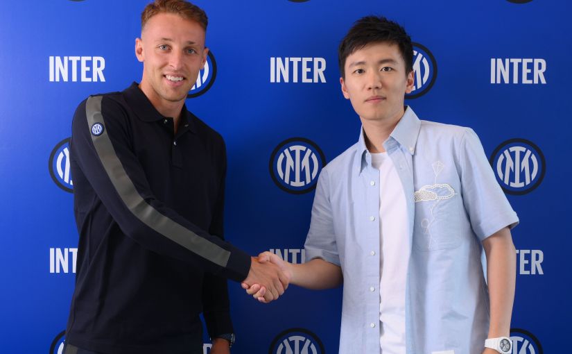 Davide Frattesi Steven Zhang Inter Milan Official